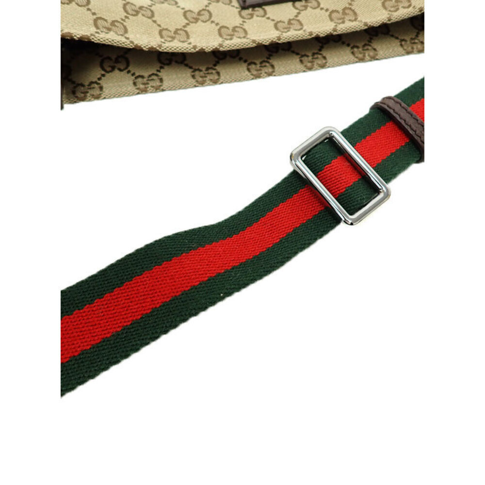 Gucci GG canvas Web Strap messenger bag Brown - Picture 4 of 9